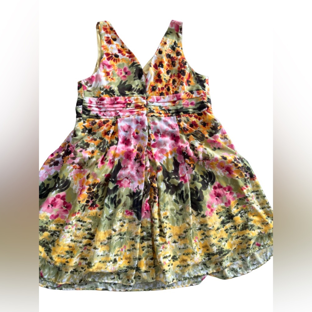 Avenue Sleeveless Floral Dress Size 24